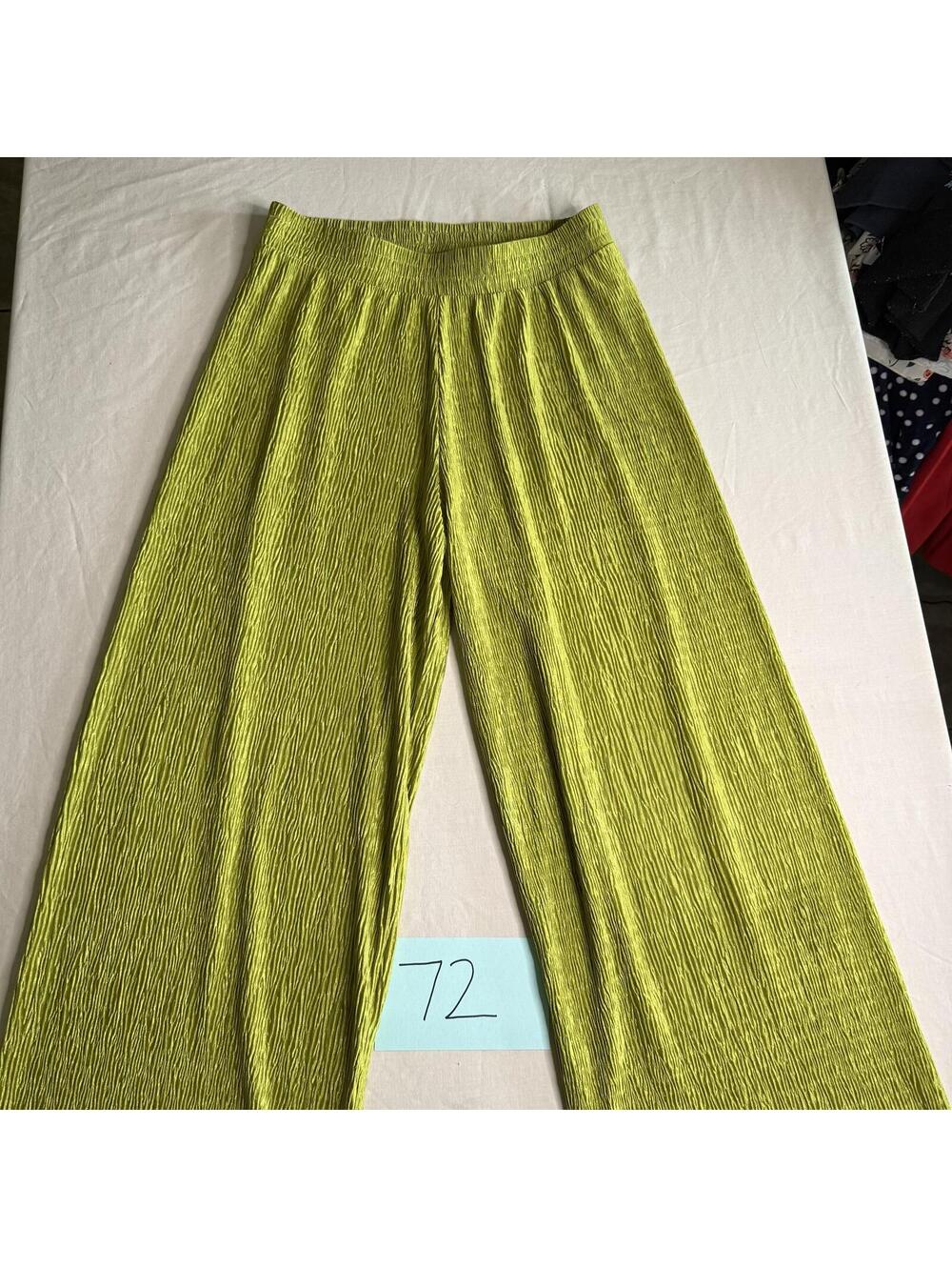 Bailey 44 Wide Leg Loose Pants XS Lime Green